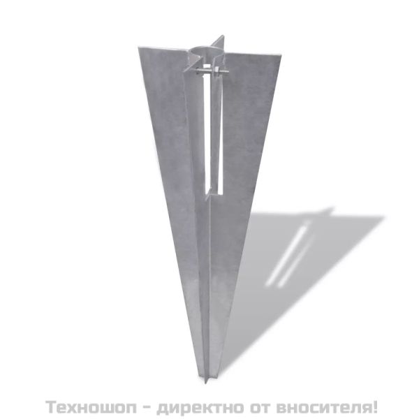 Клинове за оградни стълбове, 2 бр, стомана