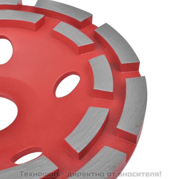 Диамантена камбана за шлайфане, двурингова, 125 мм