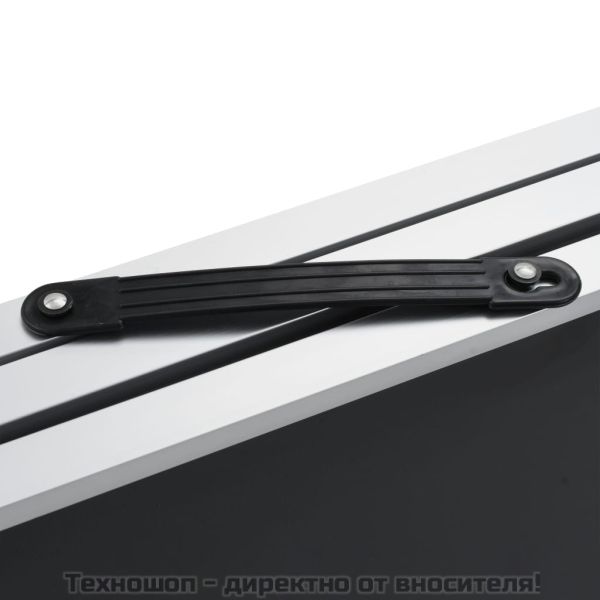 Сгъваема маса за лепене на тапети, МДФ и алуминий, 300x60x78 см