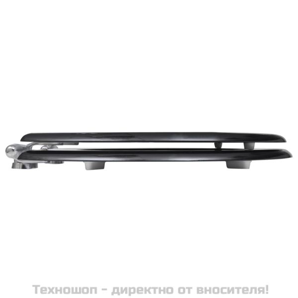 Тоалетна седалка МДФ капак с плавно затваряне изчистена черна