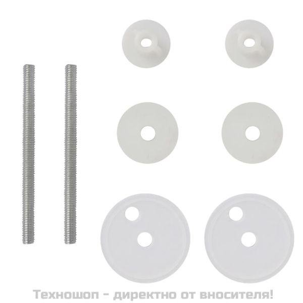 WC тоалетна седалка МДФ капак изчистен дизайн бяла