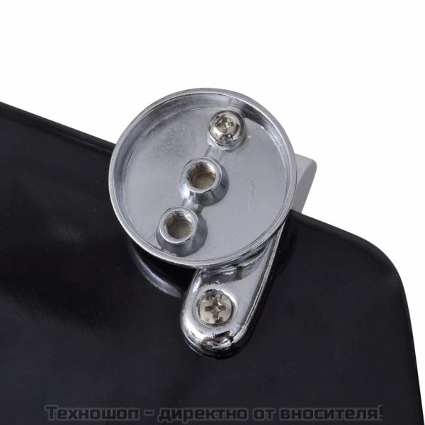 WC тоалетна седалка МДФ капак изчистен дизайн черна