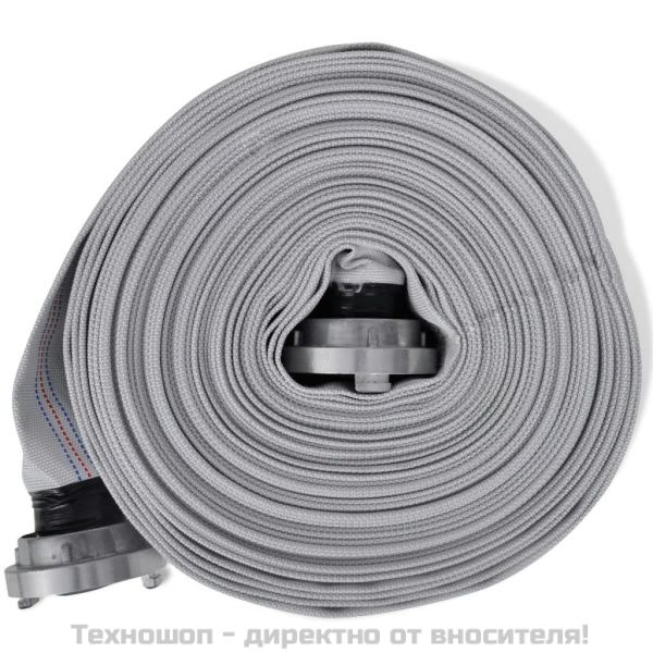 Пожарен шланг плосък маркуч 30 м съединители Щорц тип С 2 инча