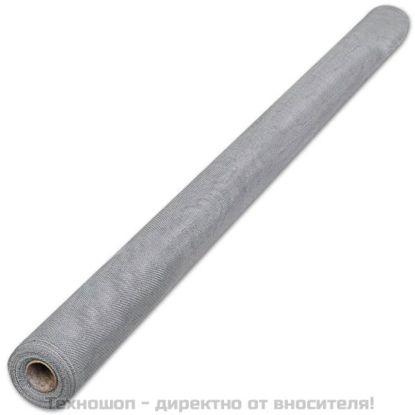 Мрежа против насекоми, алуминий, 100x500 см, сребриста