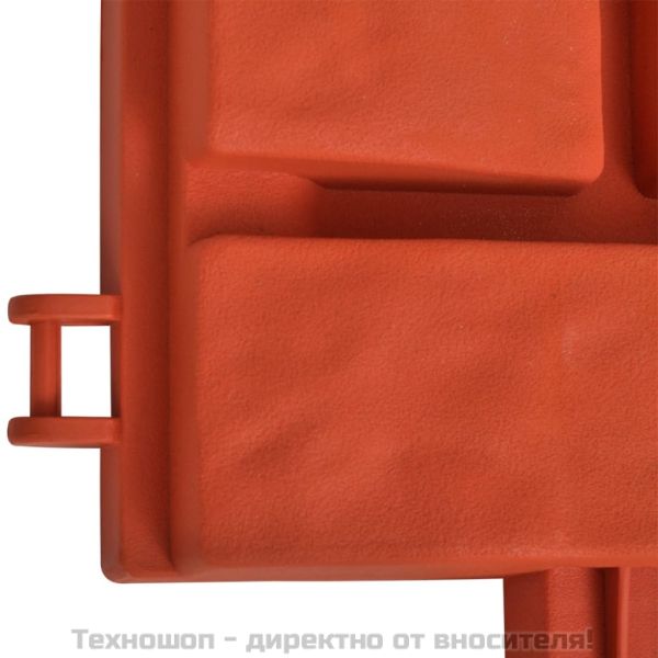 Палисади за тревни площи с тухлен дизайн 11 бр