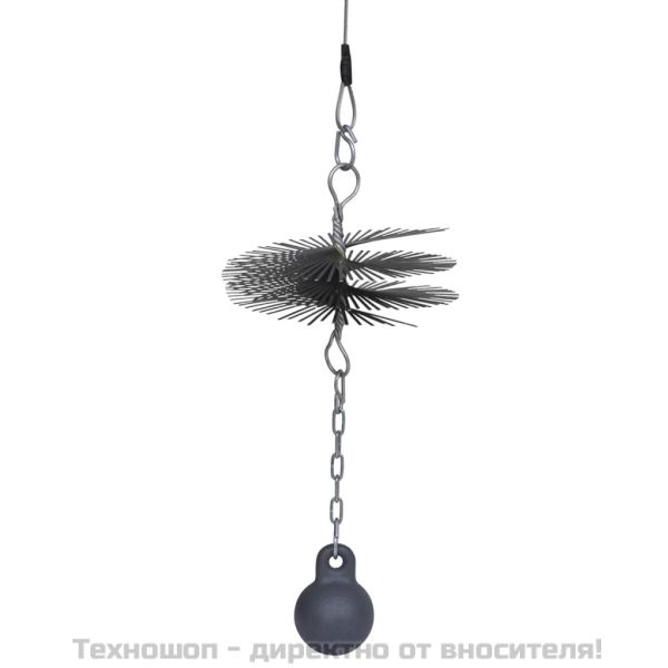 Кръгла четка за почистване на комин, диаметър 20 см