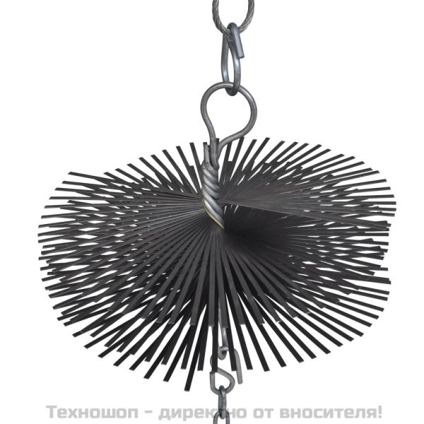 Кръгла четка за почистване на комин, диаметър 20 см