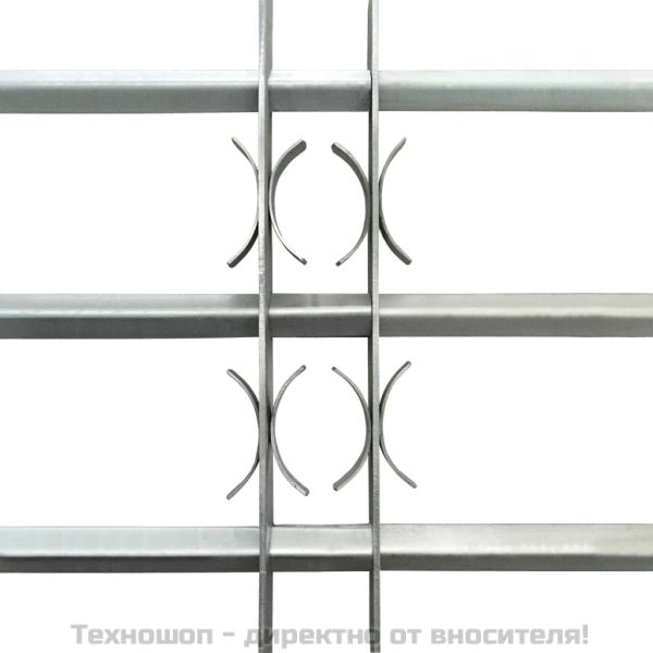 Регулируема решетка за прозорци с 3 напречни пръта 500-650 мм