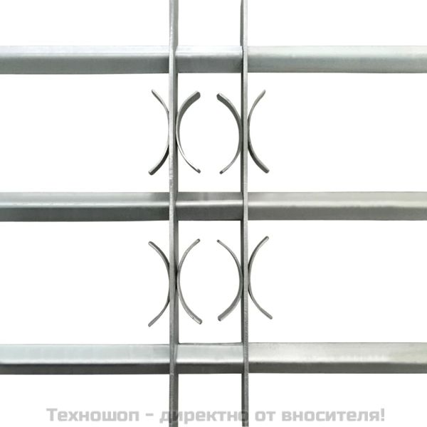 Регулируема решетка за прозорци с 3 напречни пръта 1000-1500 мм