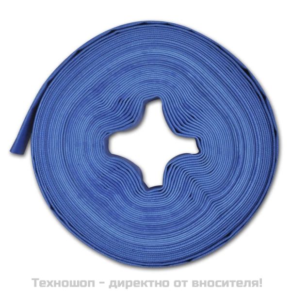 Плосък маркуч 25 м 1" PVC за доставка на вода