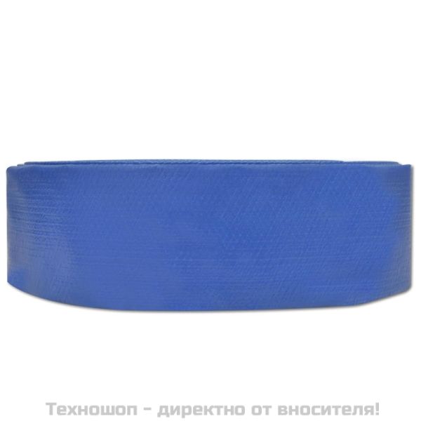 Плосък маркуч 25 м 2" PVC за доставка на вода