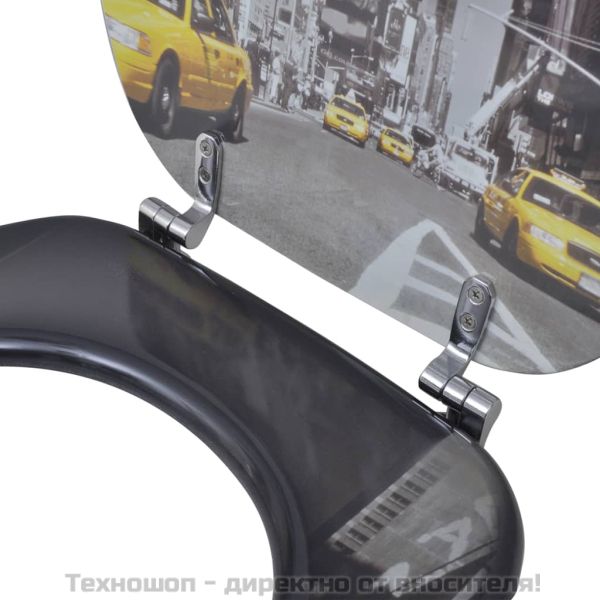 Тоалетна седалка с MDF капак, дизайн "Ню Йорк"