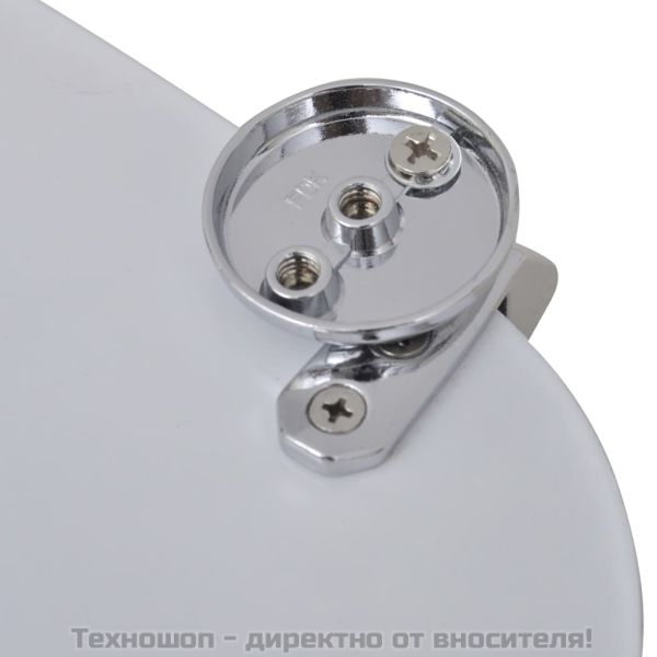 Седалка за тоалетна чиния с капак от MDF, дизайн капка вода