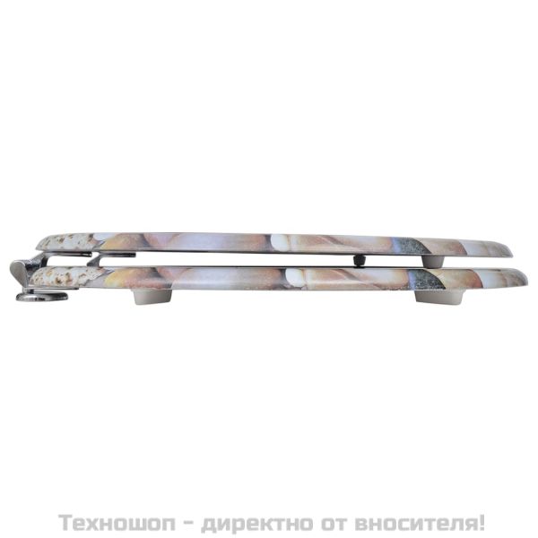 Тоалетна седалка с MDF капак, дизайн "Камъчета"