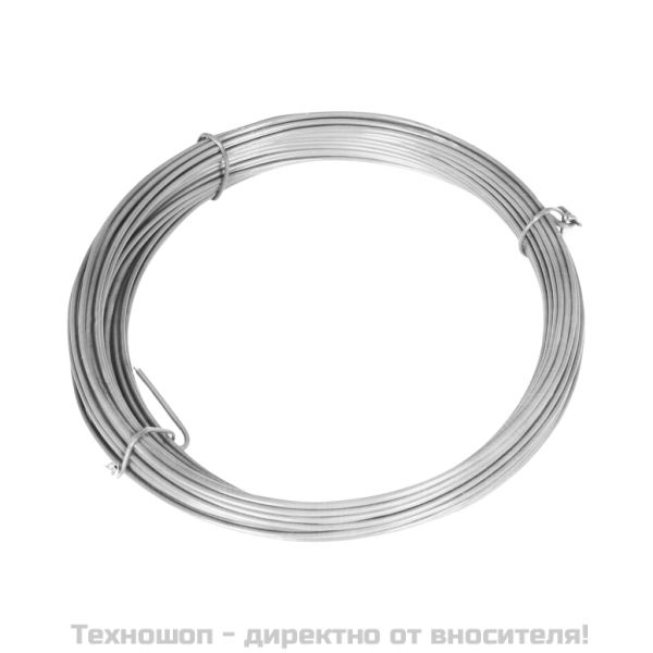 Оградна мрежа с колове и клинове поцинкована стомана 25x0,8 м