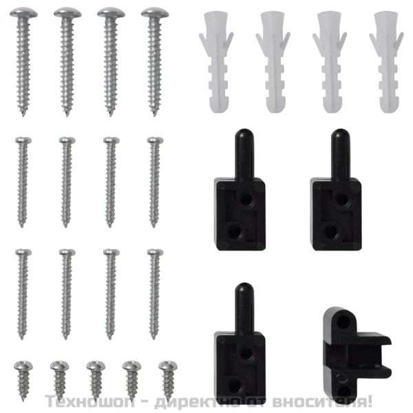 Кафяв комарник за врата на панти, 120x240 см