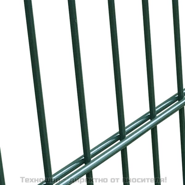 2D Оградна порта (единична) зелена 100x120 см