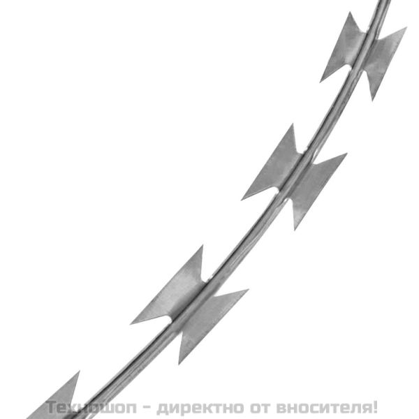 BTO-22 Концертина тел тип бръснач, поцинкована стомана, 60 м
