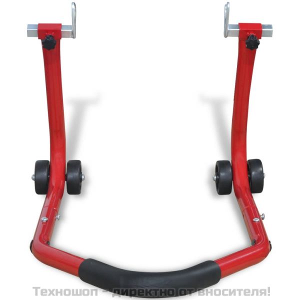 Задна стойка за мотоциклети, червена