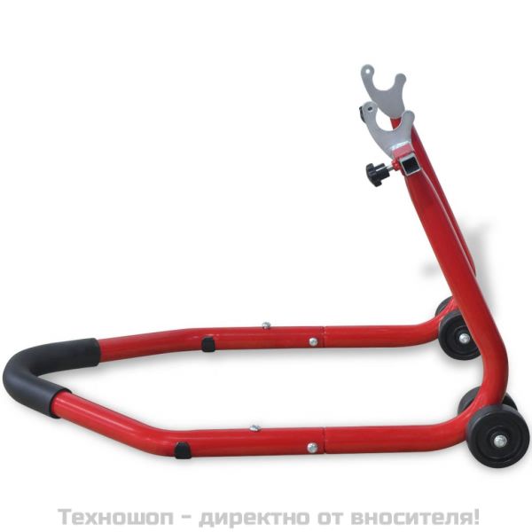 Задна стойка за мотоциклети, червена
