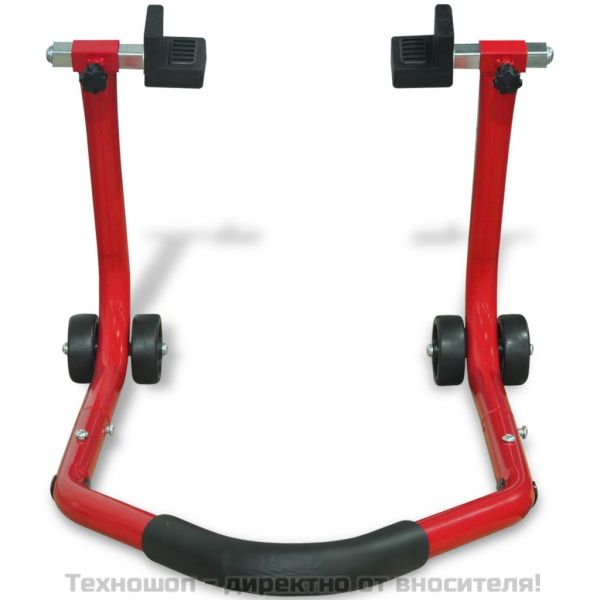 141971 Стойка за задна гума на мотоциклет, червена