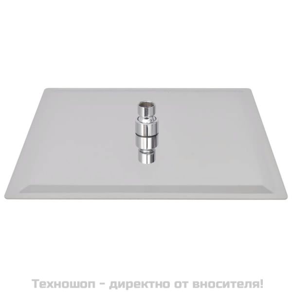 Душ пита, неръждаема стомана, квадратна форма, 30x30 cm