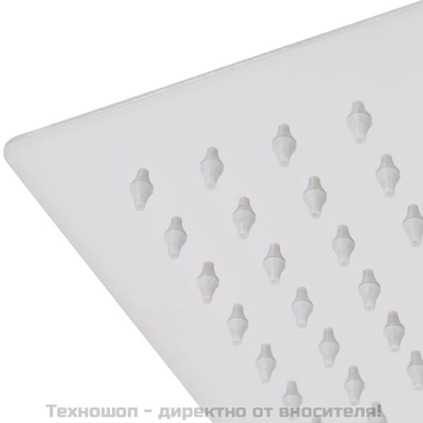 Душ пита от неръждаема стомана, 20x30 cм, правоъгълна