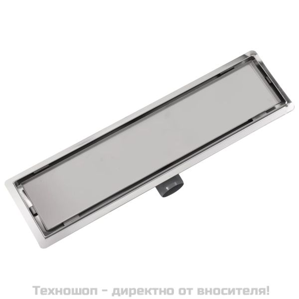Линеен душ канал, 530x140 мм, неръждаема стомана