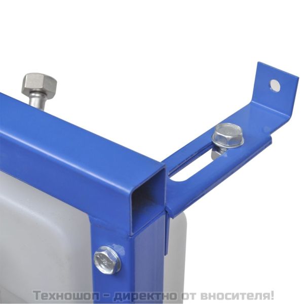 Скрито високо казанче, 11 л, 41x14x (110-125) cм