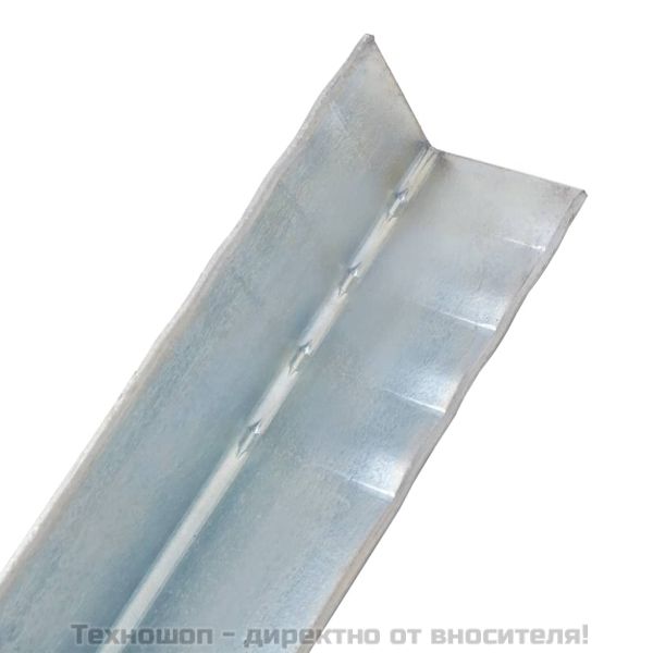 L-образни земни анкери, 12 бр, галванизирана стомана, 5x5x50 см