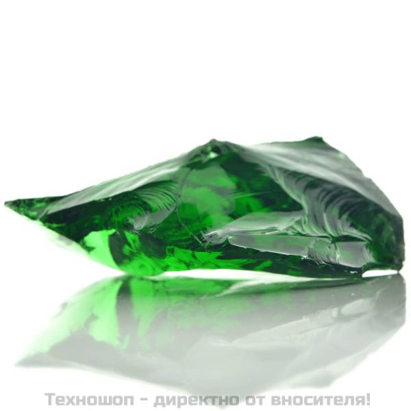 Стъклени камъни за габион, зелени, 60-120 мм, 25 кг