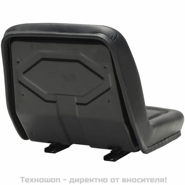 Универсална седалка за трактор, черна
