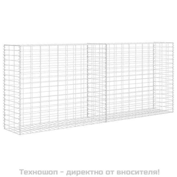 Габионна кошница, поцинкована стомана, 85x30x200 см