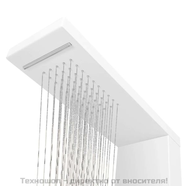 Система душ панел от алуминий, матирано бяло