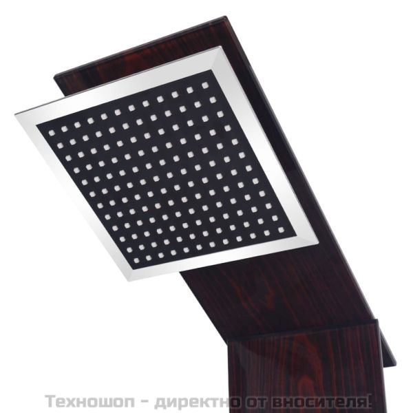 Система душ панел, кафяво стъкло