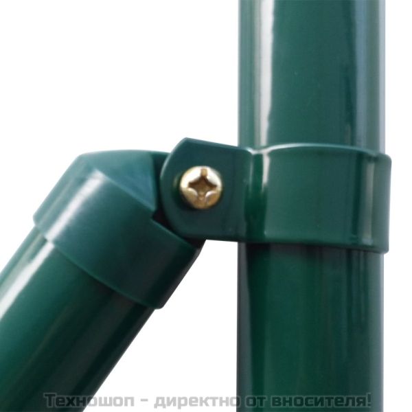 Евромрежа, стомана, 25x0,8 м, зелена