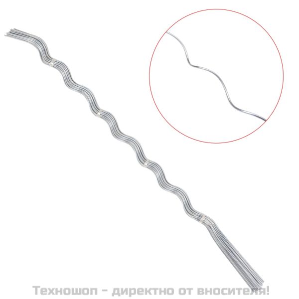 20 бр Спирални колчета за растения, 170 см, поцинкована стомана