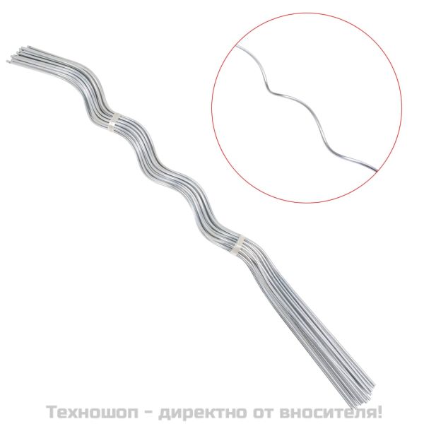 50 бр Спирални колчета за растения, 110 см, поцинкована стомана