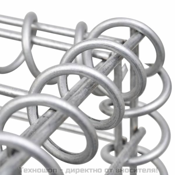 Габионна кошница, поцинкована стомана, 100x50x50 см