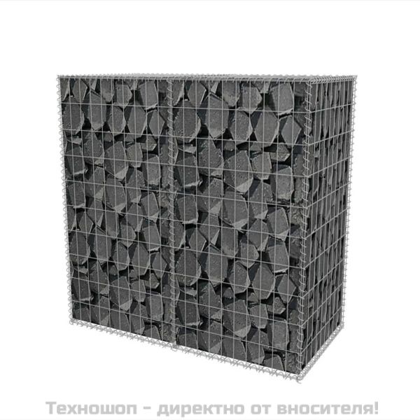 Габионна кошница, стомана, 100x50x100 cм
