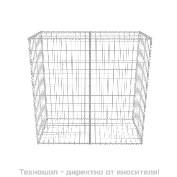 Габионна кошница, стомана, 100x50x100 cм