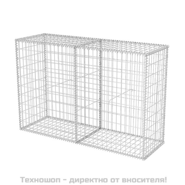 Габионна кошница, стомана, 150x50x100 cм