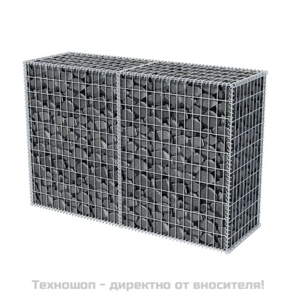 Габионна кошница, стомана, 150x50x100 cм