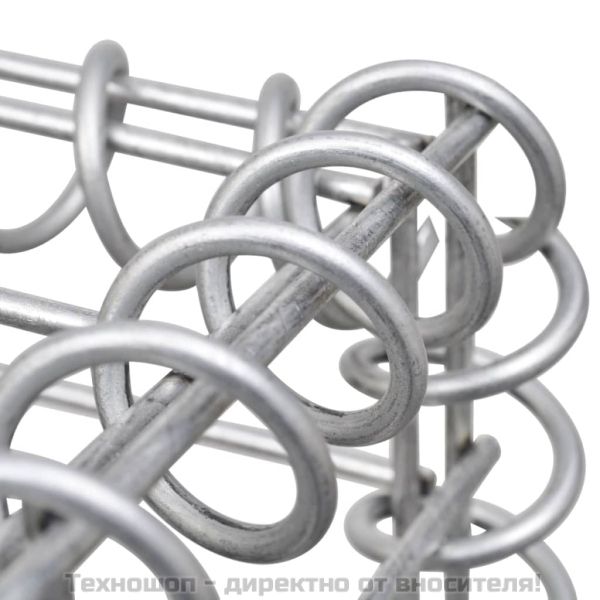 Габион повдигната леха, стомана, 270x90x50 см