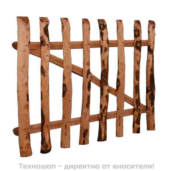 Единична порта, импрегниран лешник, 100x60 см