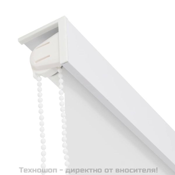 Ролетна щора за баня, 80x240 см, бяла