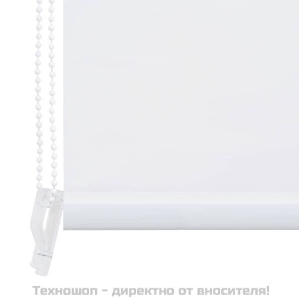 Ролетна щора за баня, 140x240 см, бяла