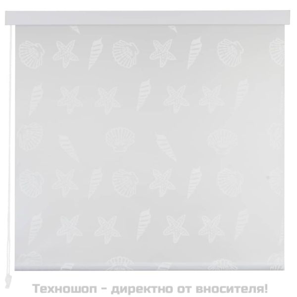 Ролетна щора за баня, 80x240 см, морски звезди
