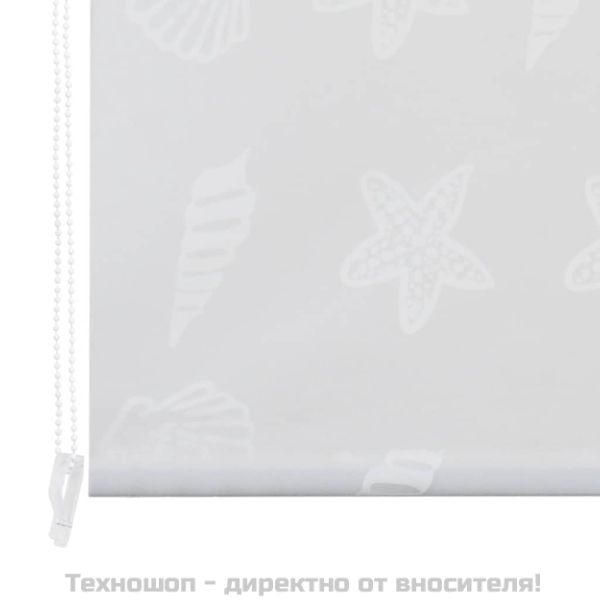 Ролетна щора за баня, 80x240 см, морски звезди