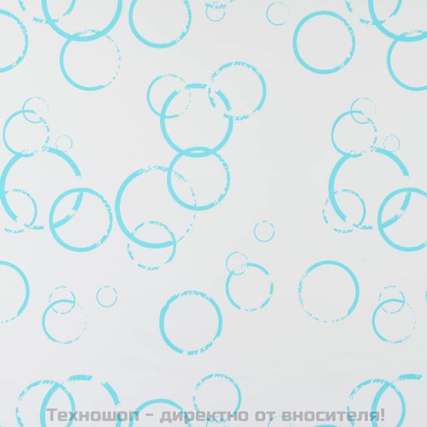 Ролетна щора за баня, 120x240 см, мехурчета